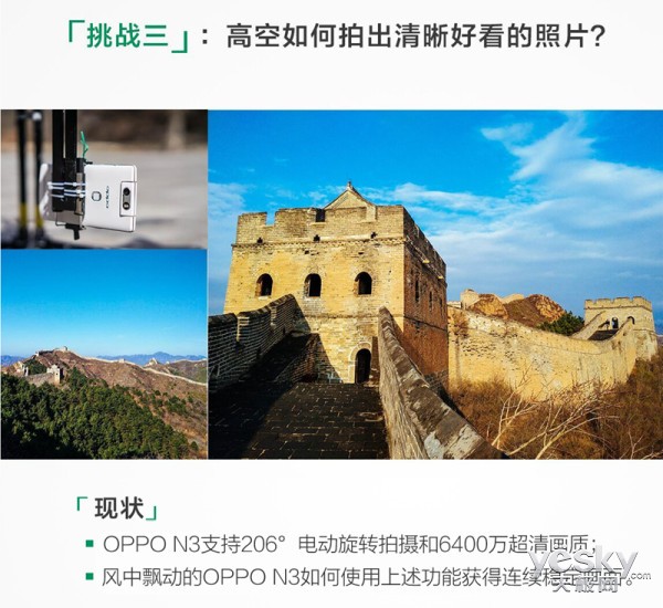 無懼困難!OPPO N3手機成功挑戰720&deg;全景航拍