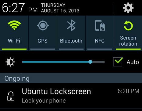 在安卓手機系統使用Ubuntu鎖屏界面攻略